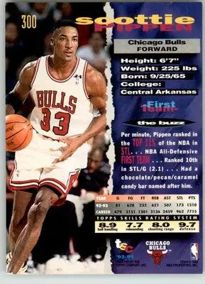 Scottie Pippen - 1993-94 Stadium Club - #300 - Basketball - Basketball Card Single