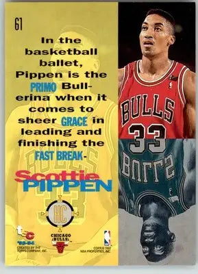 Scottie Pippen - 1993-94 Stadium Club - #61 - Basketball - Basketball Card Single