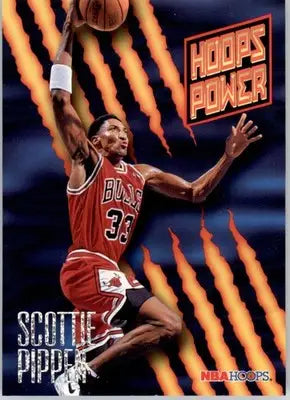 Scottie Pippen - 1994-95 Hoops - #PR-8 - Hoops Power Stat Power Ratings - Basketball Card Single