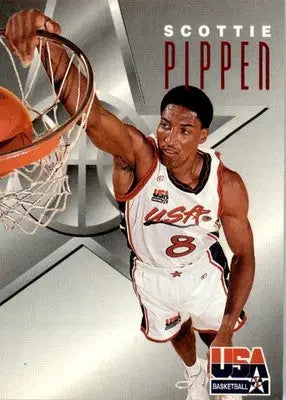 Scottie Pippen - 1996 SkyBox Texaco USA - #8 - Basketball