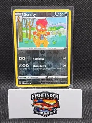 Scrafty 099/203 SWSH07: Evolving Skies Reverse Holo - Pokémon Card Single