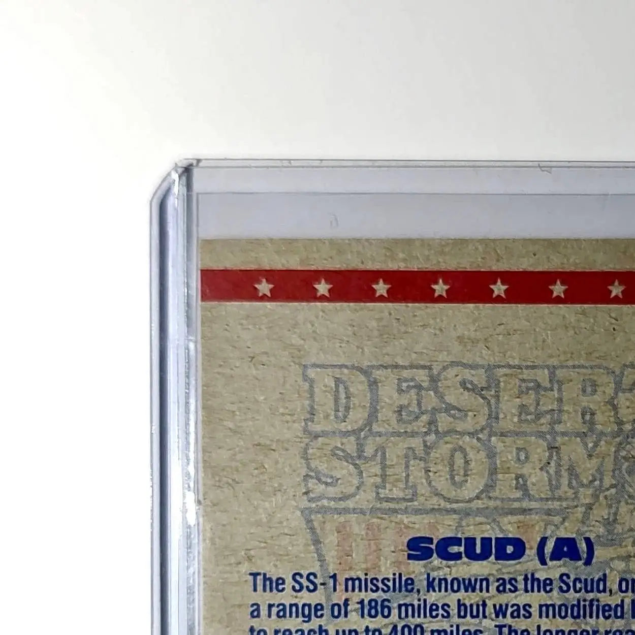 SCUD Missile (A) 1991 Topps Desert Storm #50 Card