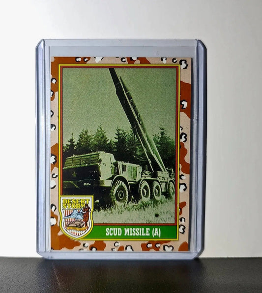 SCUD Missile (A) 1991 Topps Desert Storm #50 Card
