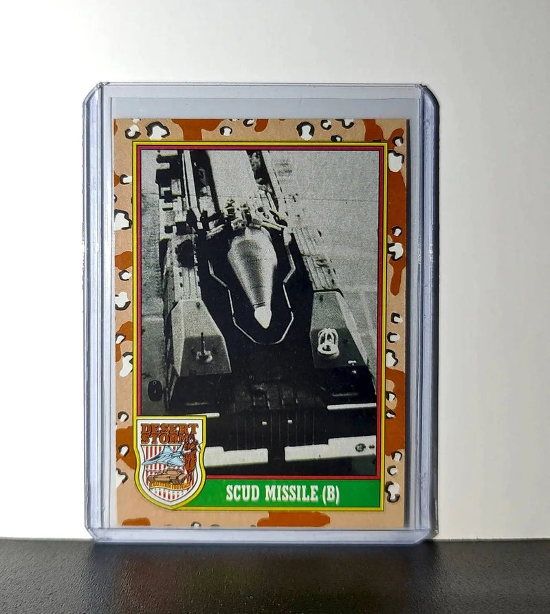 SCUD Missile (B) 1991 Topps Desert Storm #51 Card