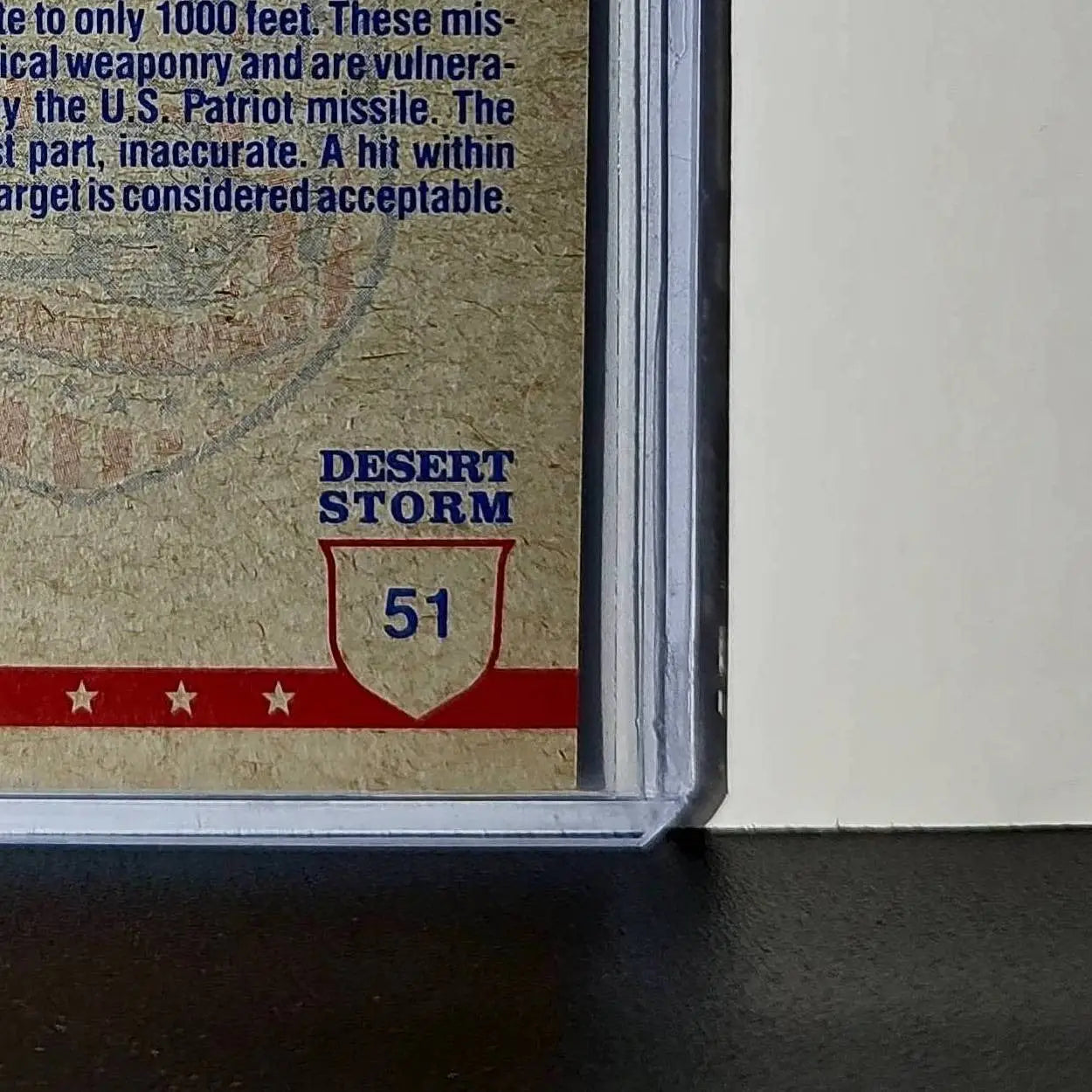 SCUD Missile (B) 1991 Topps Desert Storm #51 Card