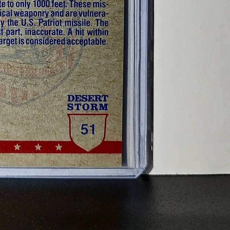 SCUD Missile (B) 1991 Topps Desert Storm #51 Card