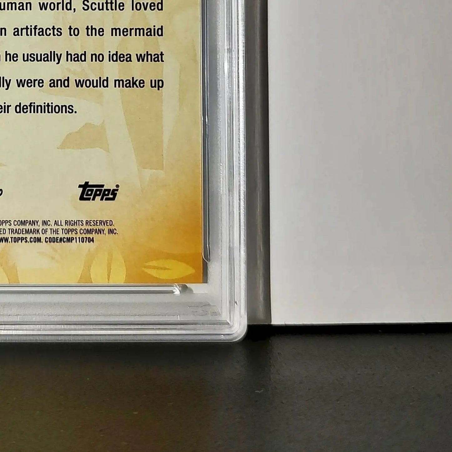 Scuttle 2025 Topps Disney #FF-9 Furry Friends Card The Little Mermaid PSA 9 Mint - Non-Sports Card Single