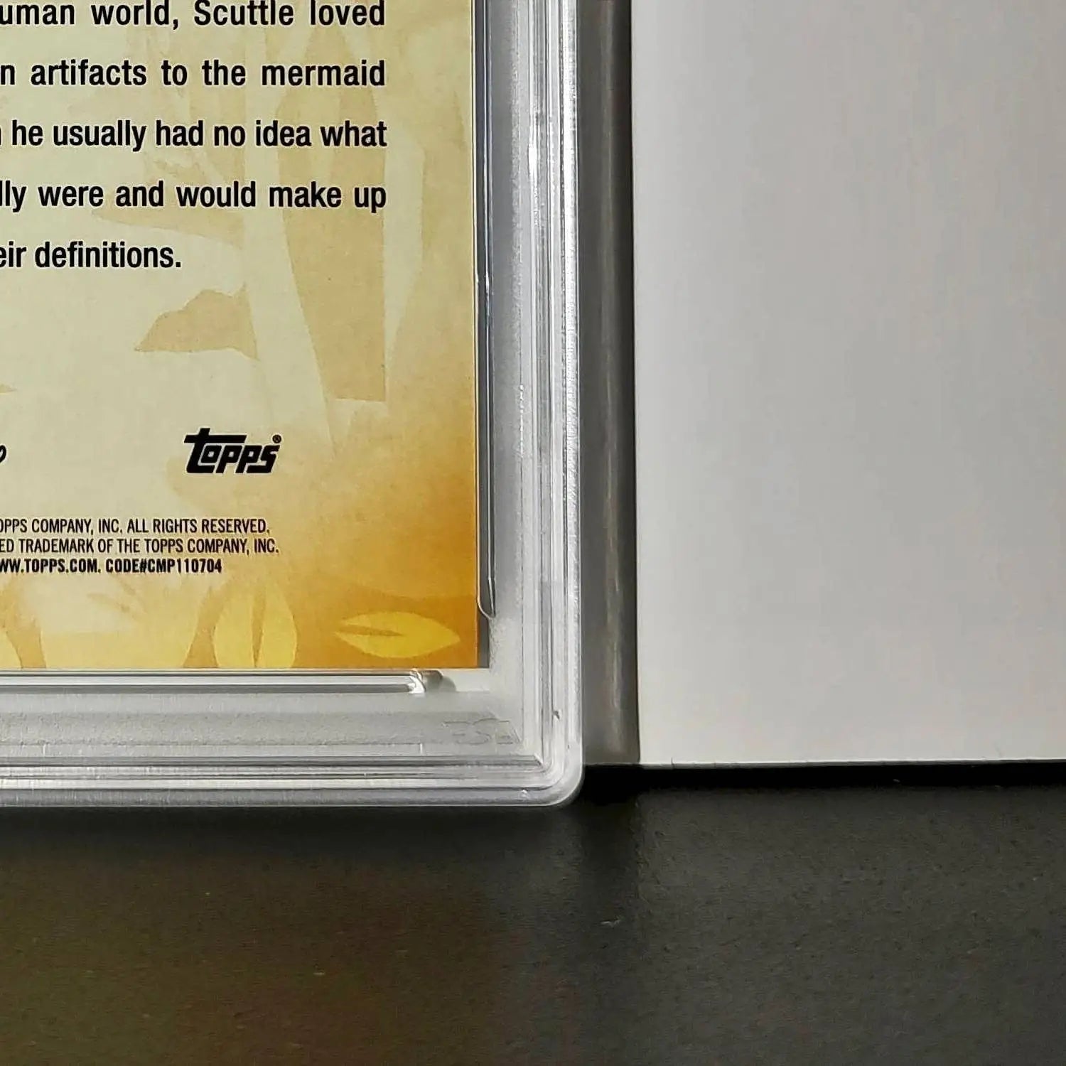 Scuttle 2025 Topps Disney #FF-9 Furry Friends Card The Little Mermaid PSA 9 Mint - Non-Sports Card Single