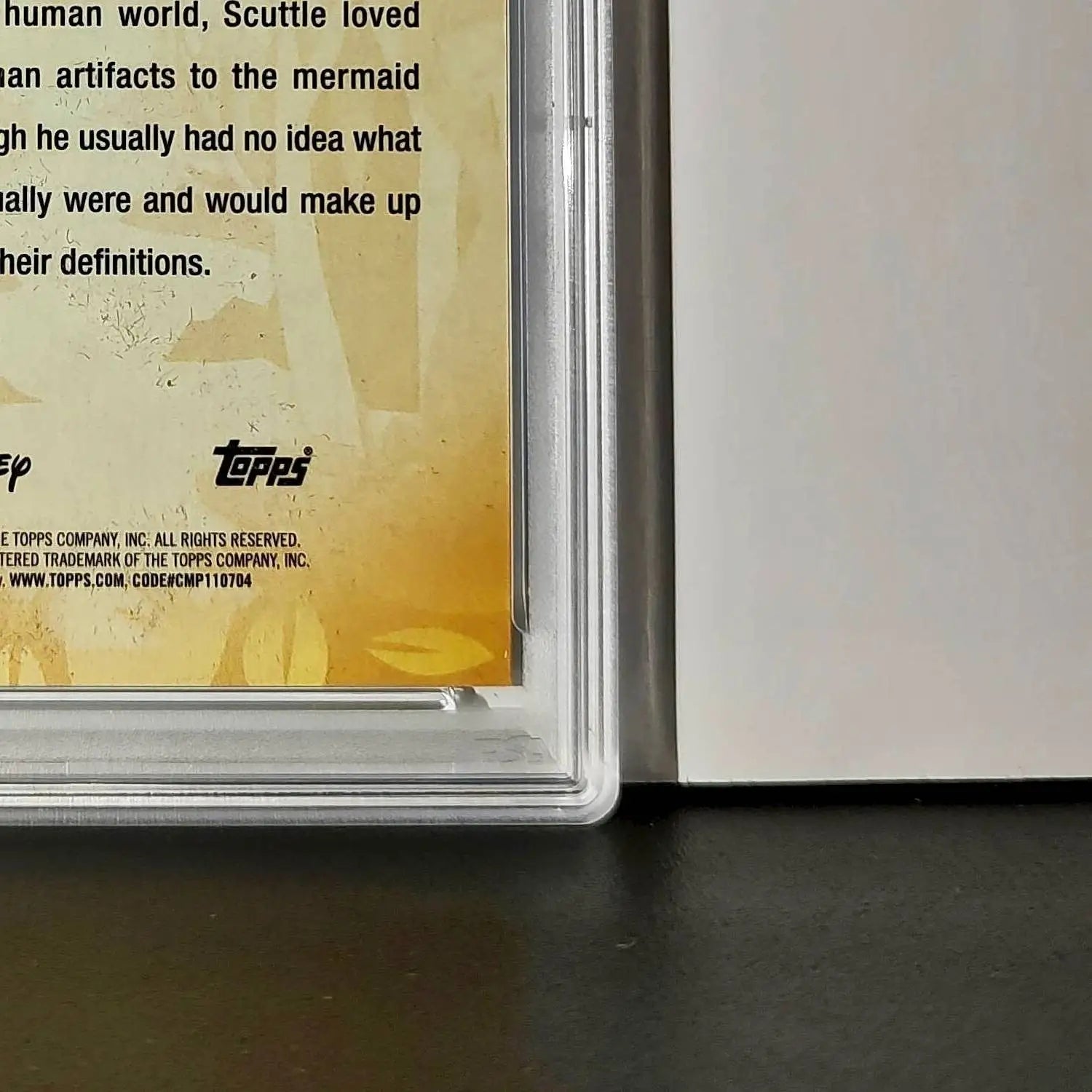 Scuttle 2025 Topps Disney #FF-9 Furry Friends Card The Little Mermaid PSA 9 - Non-Sports Card Single