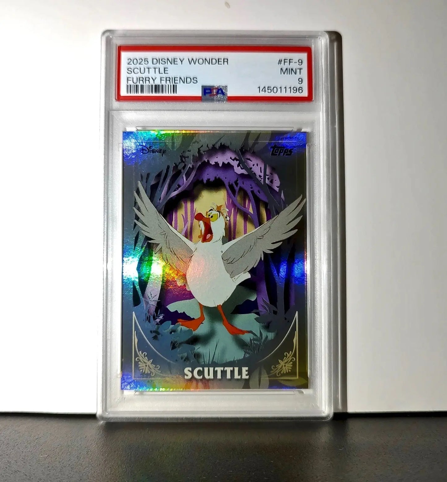 Scuttle 2025 Topps Disney #FF-9 Furry Friends Card The Little Mermaid PSA 9 - Non-Sports Card Single
