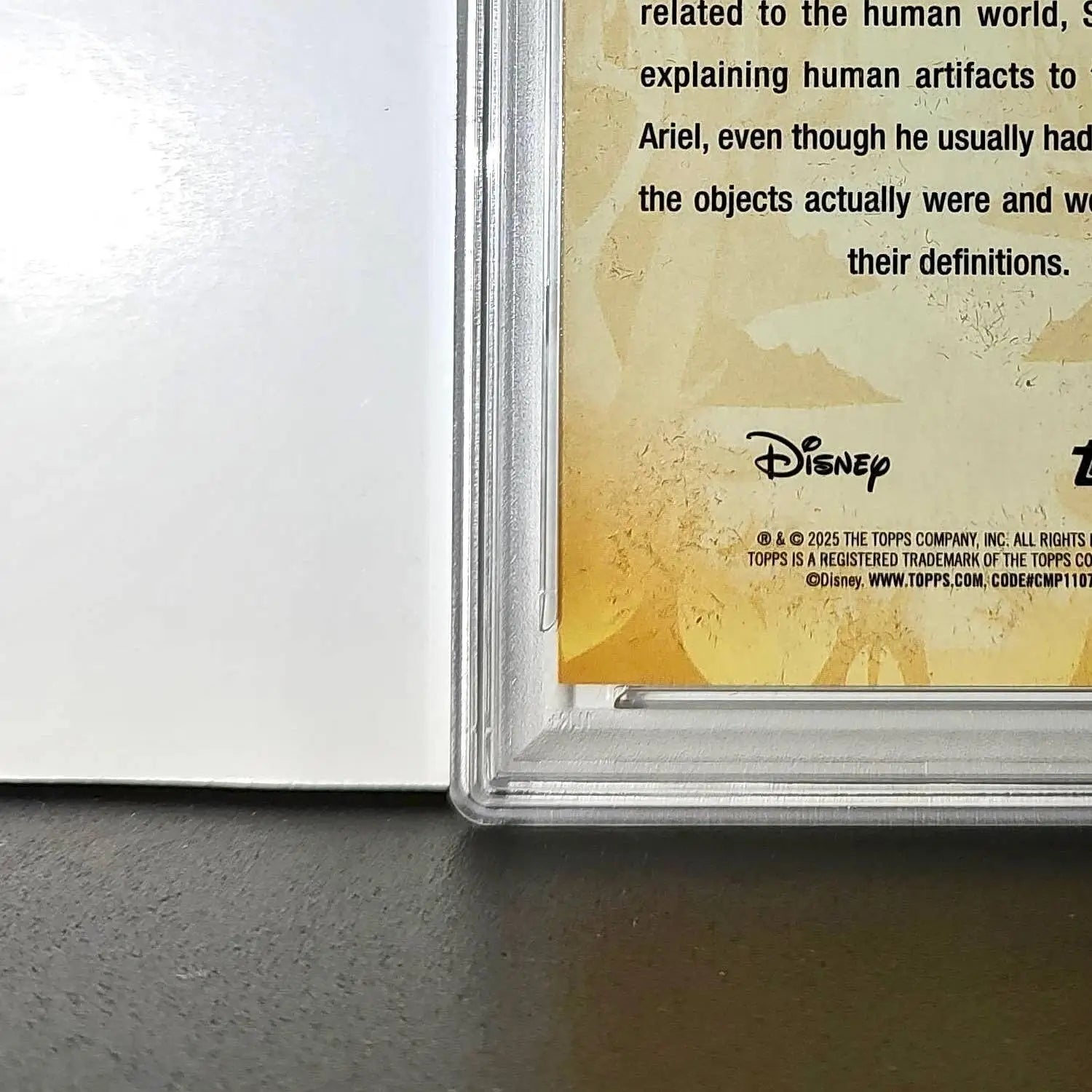 Scuttle 2025 Topps Disney #FF-9 Furry Friends Card The Little Mermaid PSA 9 - Non-Sports Card Single
