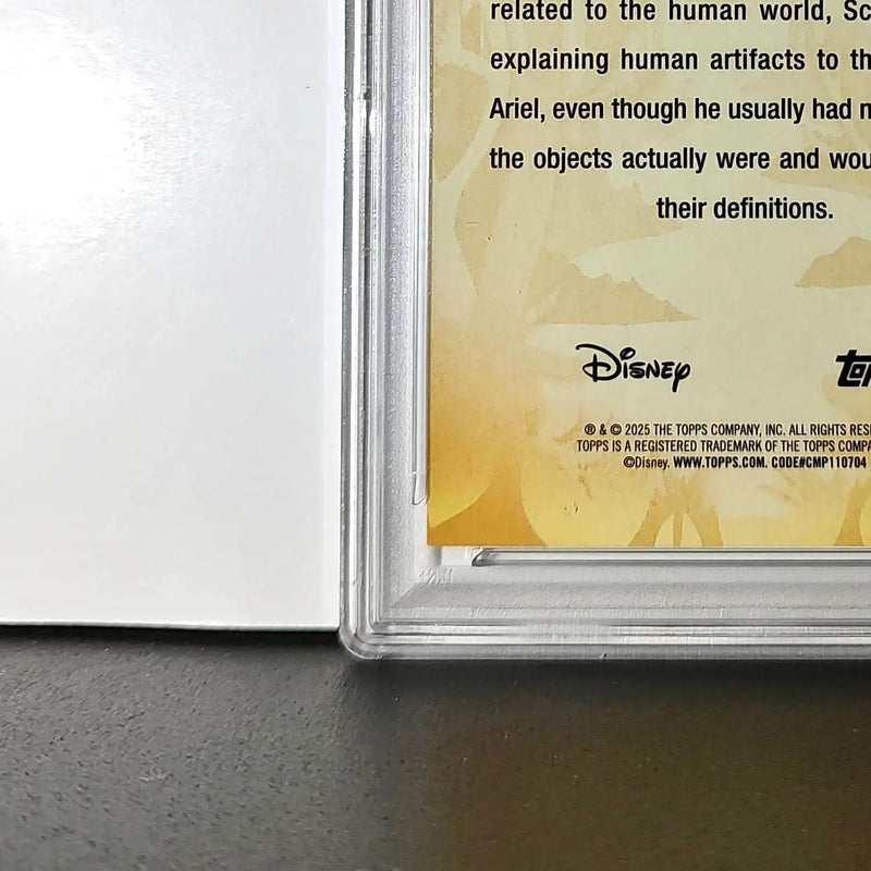 Scuttle 2025 Topps Disney #FF-9 Furry Friends Card The Little Mermaid PSA 9 Mint - Non-Sports Card Single