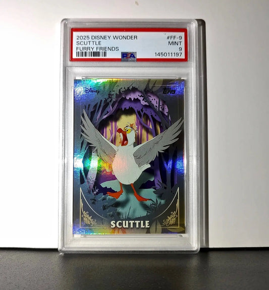 Scuttle 2025 Topps Disney #FF-9 Furry Friends Card The Little Mermaid PSA 9 MT - Non-Sports Card Single