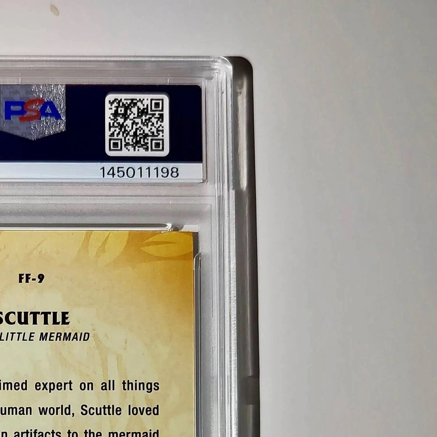 Scuttle 2025 Topps Disney #FF-9 Furry Friends Card The Little Mermaid PSA 9 Mint - Non-Sports Card Single