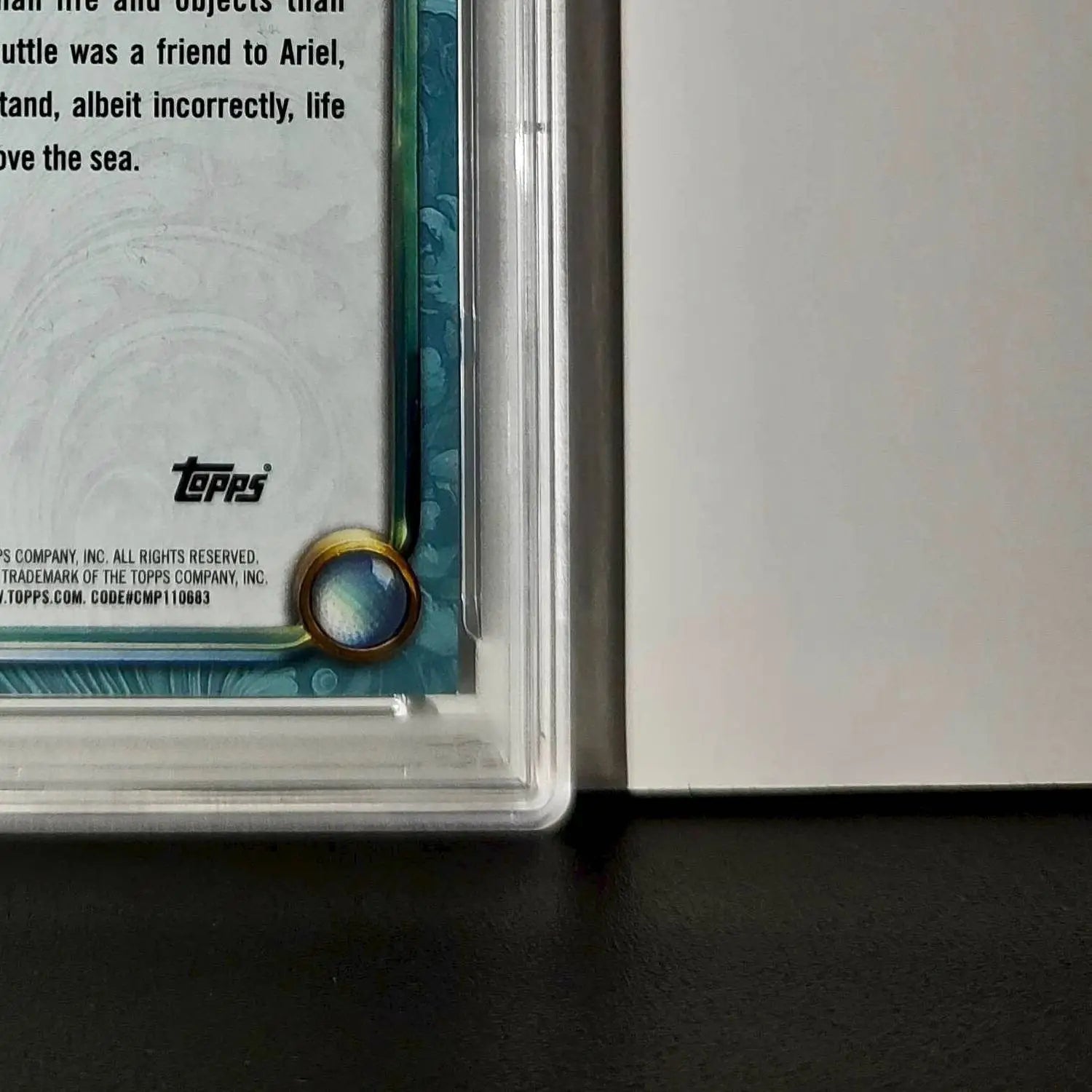 Scuttle 2025 Topps Disney Wonder #123 Diamond Card The Little Mermaid PSA 8 - Non-Sports Card Single
