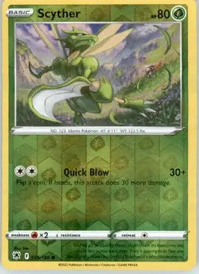 Scyther (005) - SWSH10: Astral Radiance - 005/189 - Reverse Holo LP - Pokémon Card Single