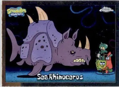 Sea Rhinoceros - 2025 Topps Chrome SpongeBob SquarePants - #172 - Non-Sports Card Single