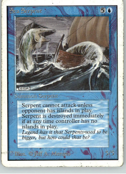 Sea Serpent - Unlimited Edition - HP Magic: The Gathering - Magic Card Single
