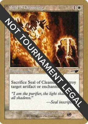 Seal of Cleansing - 2000 Tom van de Logt World Championship Decks - MP Magic - Magic Card Single
