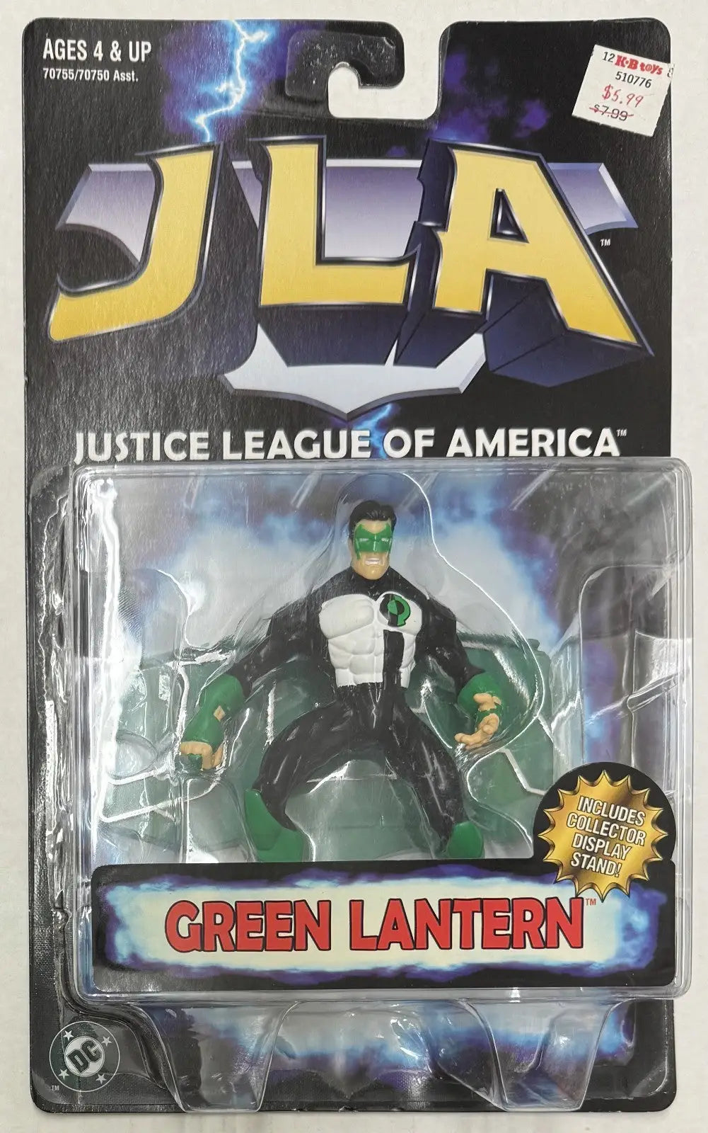 SEALED MOC VTG 1998 JLA JUSTICE LEAGUE GREEN LANTERN 5’’ FIGURE KENNER - Action Figure & Toy