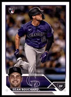 Sean Bouchard Rookie 2023 Topps Update #US216 Colorado Rockies - Baseball Card Single