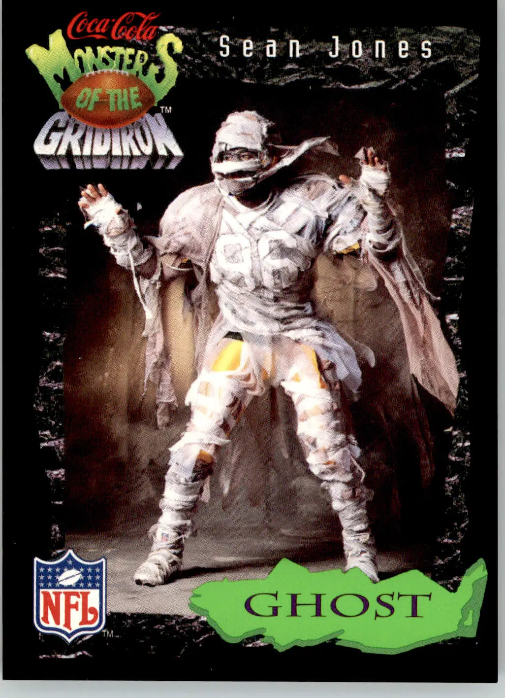 Sean Jones - 1994 Coca-Cola Monsters of the Gridiron - #11 - Football - Football Card Single
