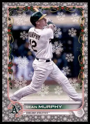 Sean Murphy 2022 Topps Holiday Metallic #HW107 Oakland Athletics - Baseball Card Single
