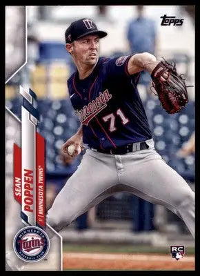 Sean Poppen Rookie 2020 Topps Update #U-79 Minnesota Twins - Baseball Card Single