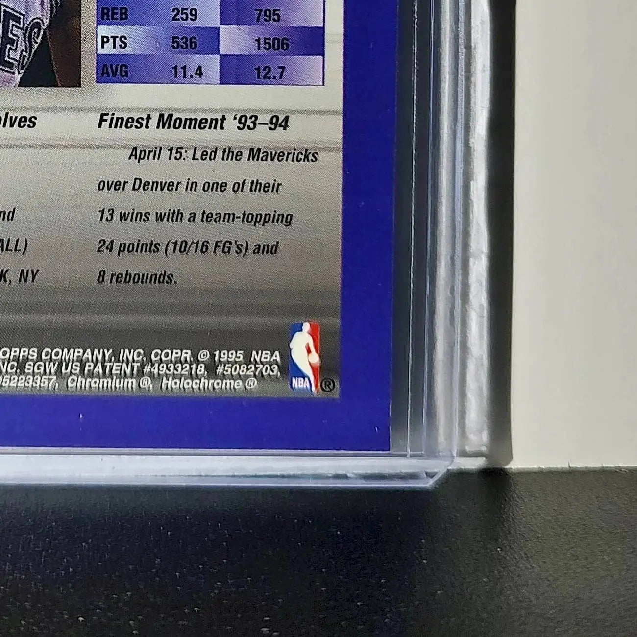 Sean Rooks 1994-95 Topps Finest #237 Basketball Card