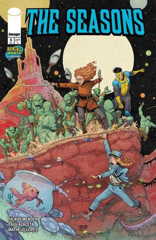 Seasons #9 Cover C Andre Lima Araujo & Mike Spicer Invincible Team Up Variant - Back Issues