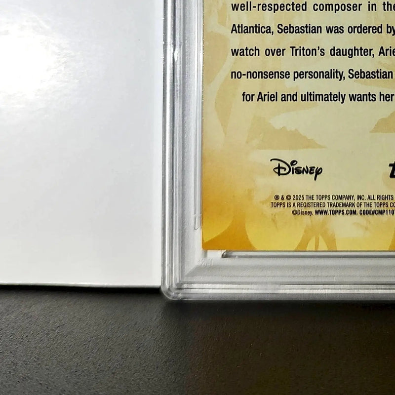 Sebastian 2025 Topps Disney #FF-10 Furry Friends Card The Little Mermaid PSA 8 - Non-Sports Card Single