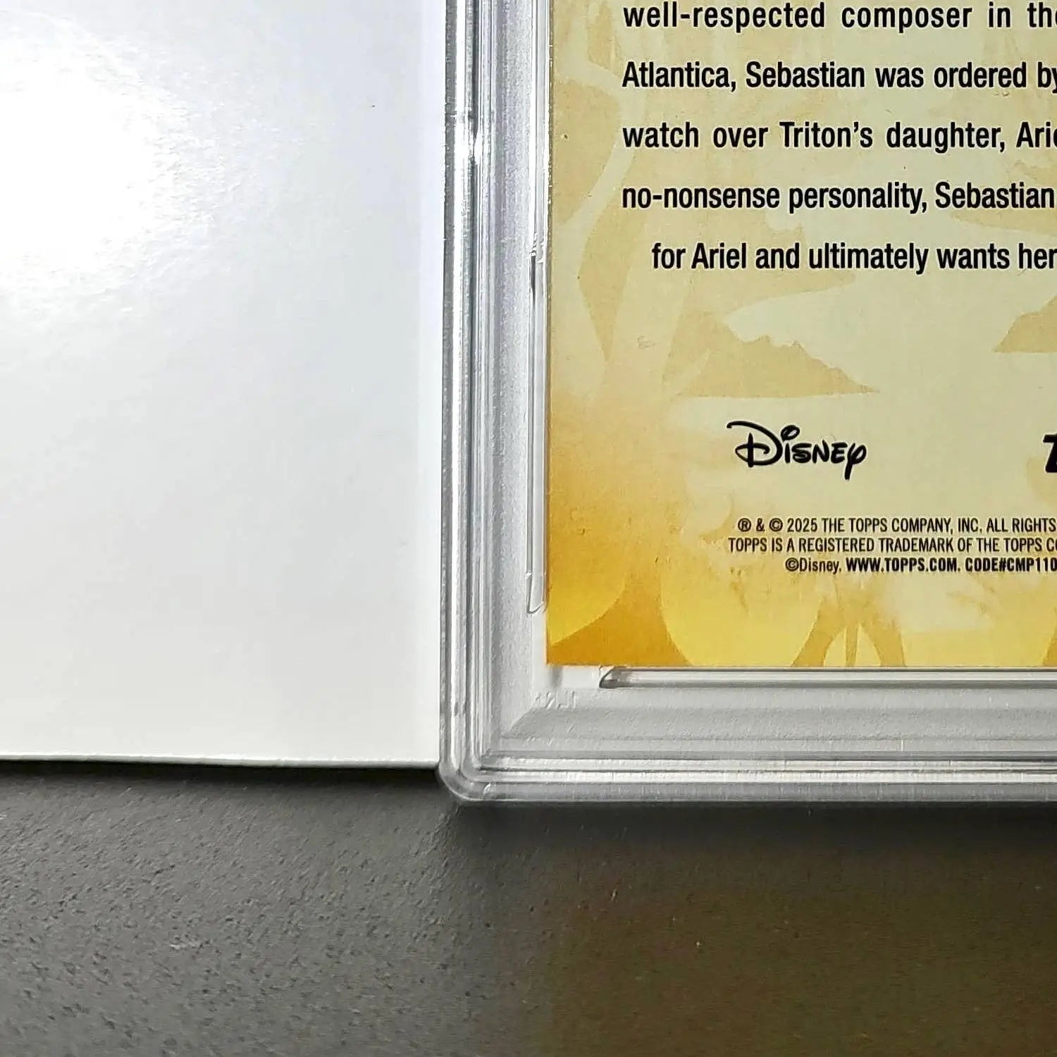 Sebastian 2025 Topps Disney #FF-10 Furry Friends Card The Little Mermaid PSA 9 - Non-Sports Card Single