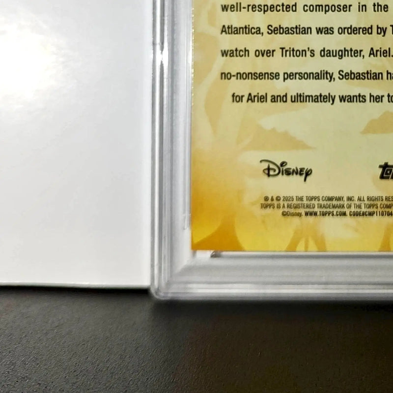 Sebastian 2025 Topps Disney #FF-10 Furry Friends Card The Little Mermaid PSA 9 - Non-Sports Card Single