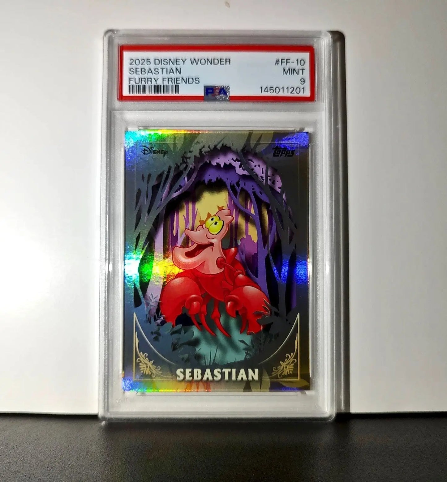 Sebastian 2025 Topps Disney #FF-10 Furry Friends Card The Little Mermaid PSA 9 - Non-Sports Card Single