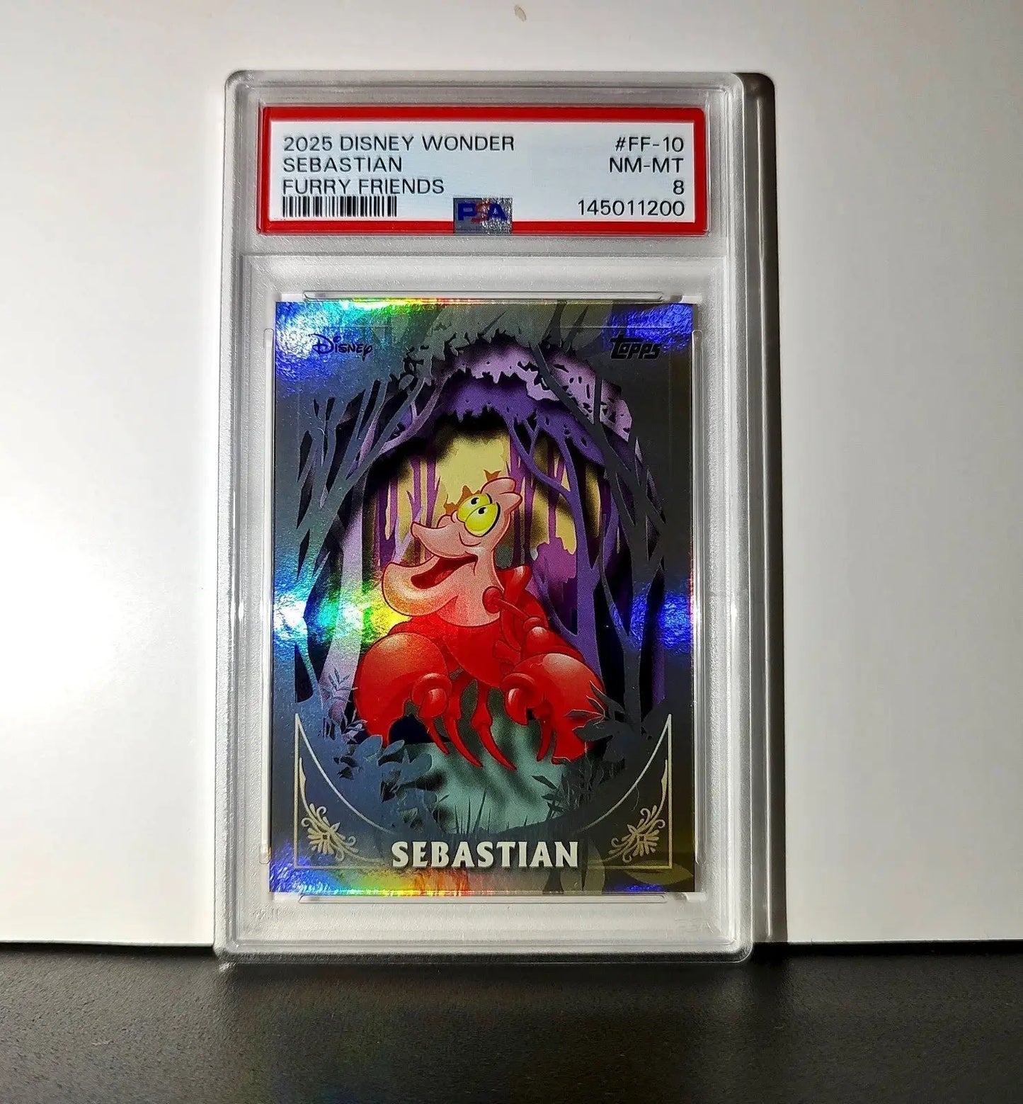 Sebastian 2025 Topps Disney #FF-10 Furry Friends Card The Little Mermaid PSA 8 - Non-Sports Card Single