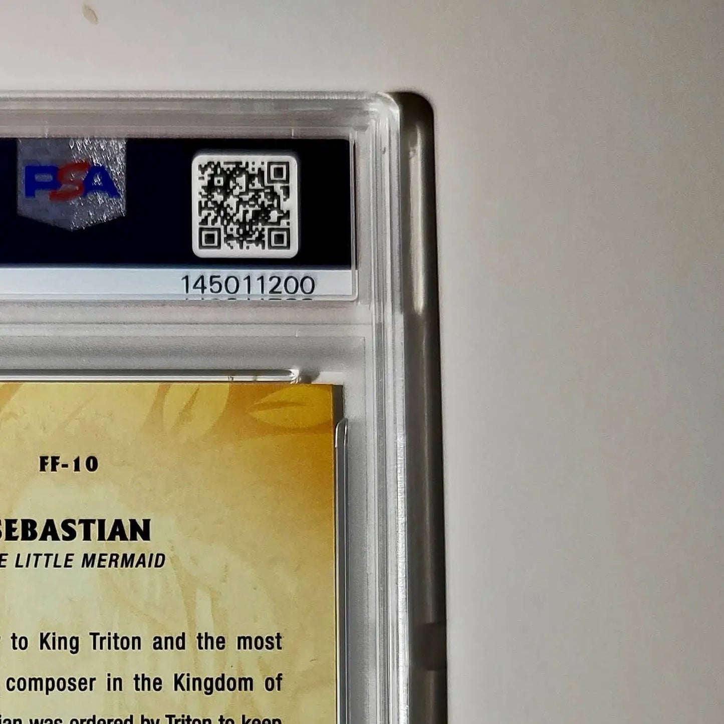 Sebastian 2025 Topps Disney #FF-10 Furry Friends Card The Little Mermaid PSA 8 - Non-Sports Card Single