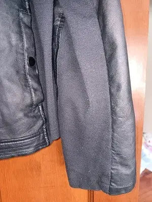 Sebby Collection Women Black Faux Leather Moto Jacket with Zip Pockets Size XXL - Apparel
