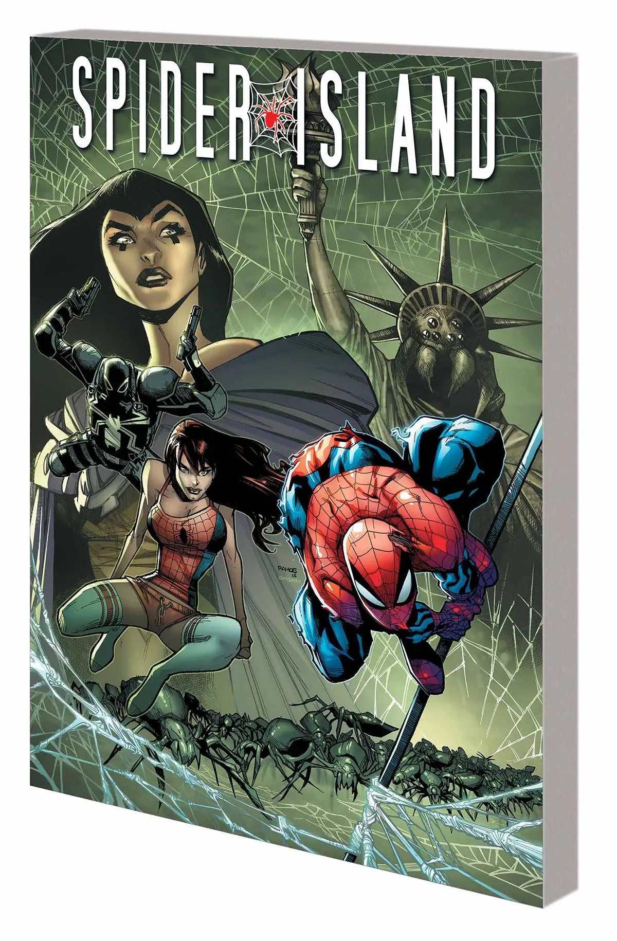 Spider-Island comic book from SECRET WARS WARZONES SPIDER-ISLAND TP Warzones collection