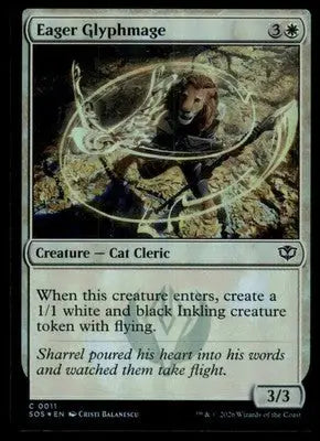 Secrets of Strixhaven Eager Glyphmage 11 C Foil SOS 2026