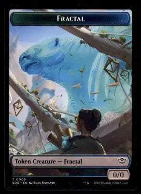 Secrets of Strixhaven Fractal (0005) // Pest (0009) Double-Sided Token - Other