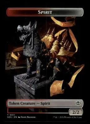 Secrets of Strixhaven Inkling (0007) // Spirit (0011) Double-Sided Token 7 - Other