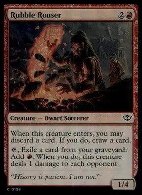 Secrets of Strixhaven Rubble Rouser 128 C Foil SOS 2026
