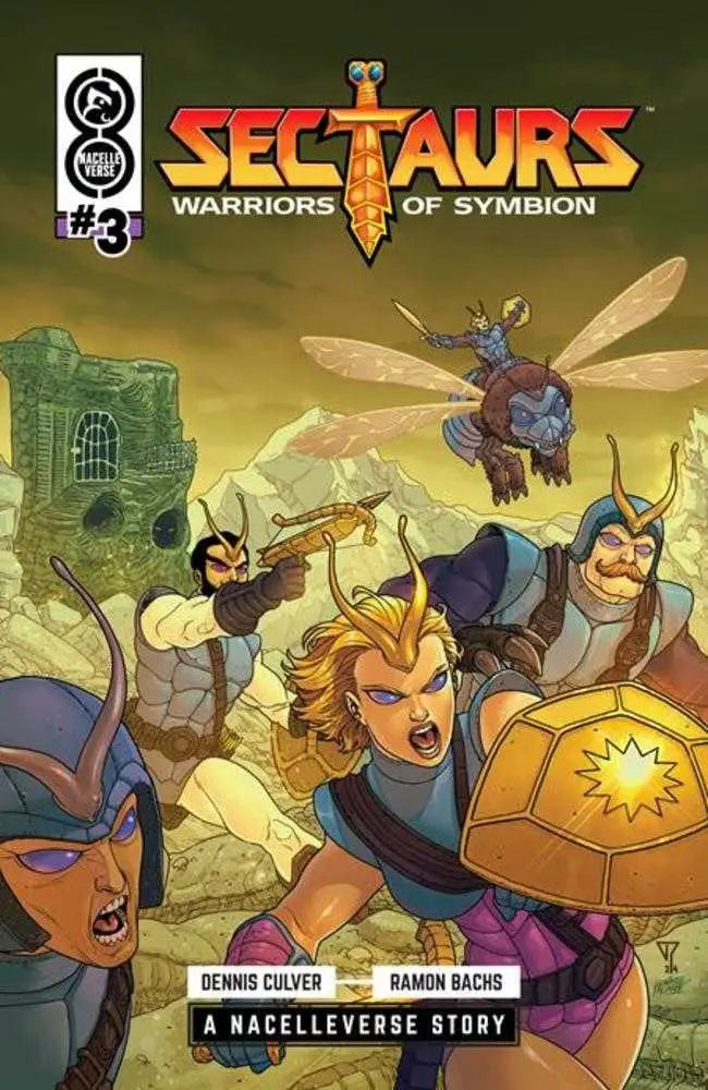 Sectaurs comic book cover featuring Francis Portela Variant Cover C artwork