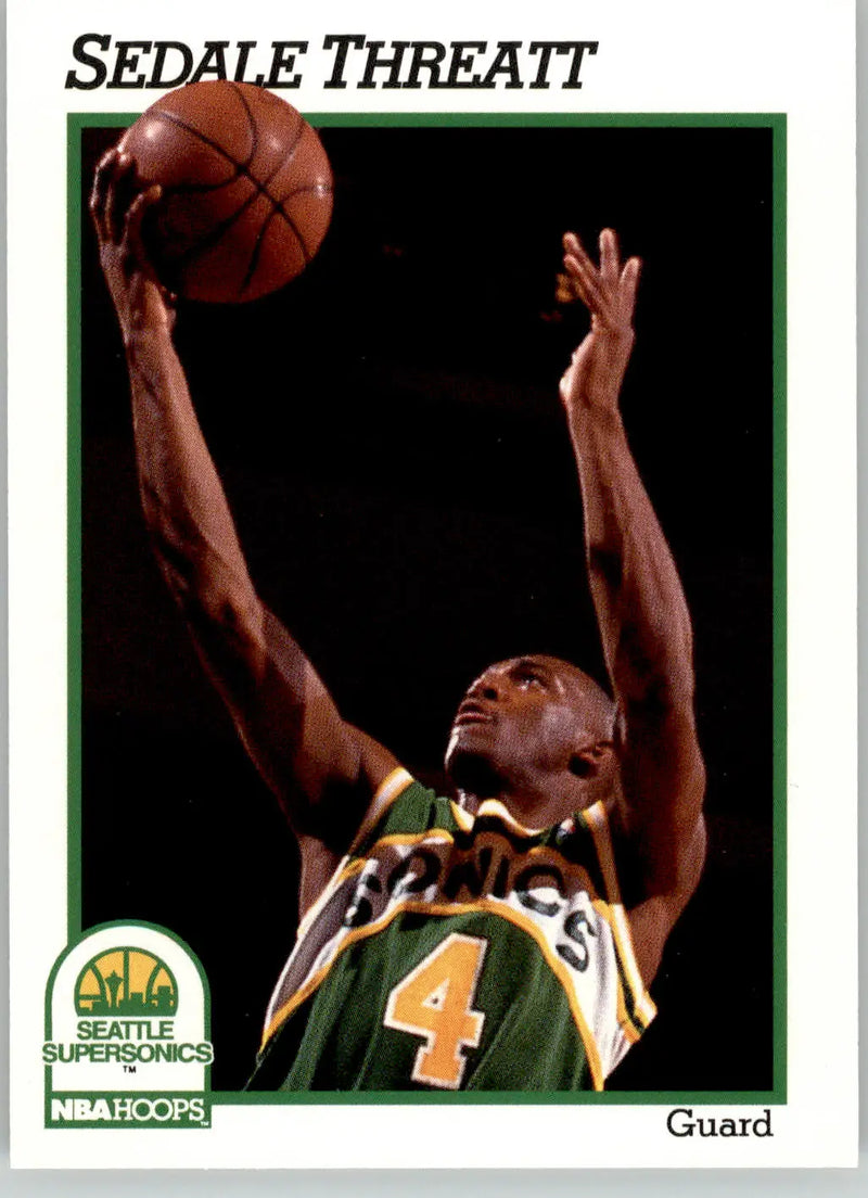 Sedale Threatt - 1991-92 Hoops - #204 - Basketball - Basketball Card Single