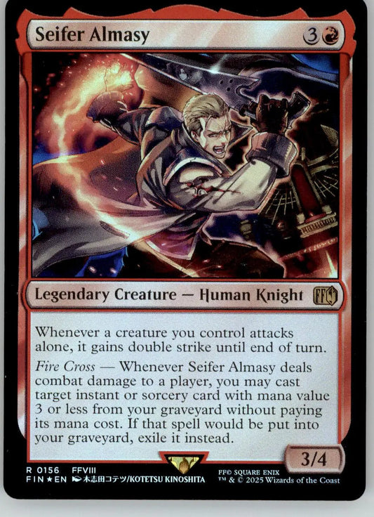 Seifer Almasy - FINAL FANTASY - 156 - Foil NM Magic: The Gathering - Magic Card Single