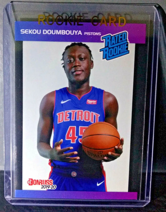 Sekou Doumbouya 2019-20 Panini NBA #14 Rated Rookie Retro Card 1/3431 - Basketball Card Single