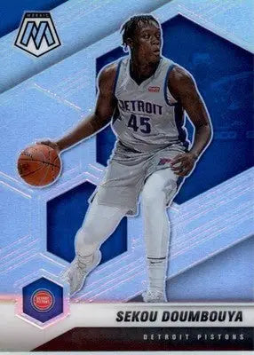 Sekou Doumbouya - 2020-21 Panini Mosaic - #89 - Silver Basketball - Basketball Card Single