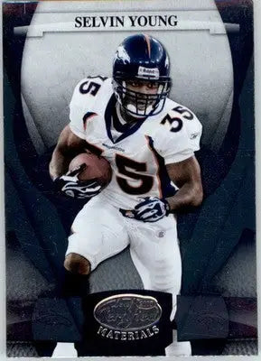 Selvin Young - 2008 Leaf Certified Materials - #38 - Football - Football Card Single