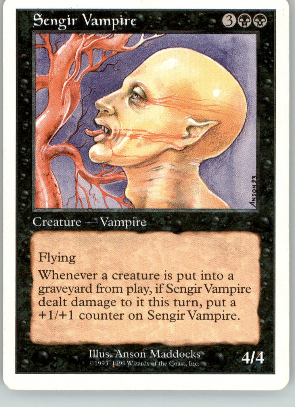 Sengir Vampire - Battle Royale Box Set - MP Magic: The Gathering - Magic Card Single