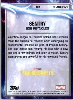 Sentry - 2025 Topps Chrome Marvel Studios - #189 - Non_sport - Non-Sports Card Single